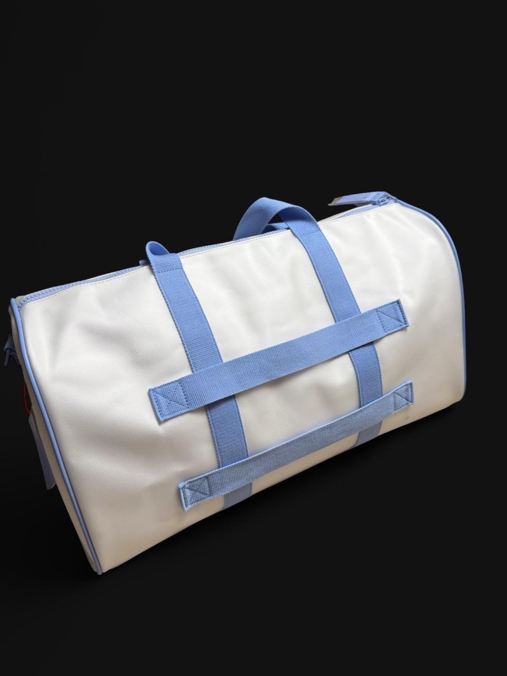 Drunk Elephant Trunk 9.0 NWT White + Cornflower Blue Duffle Bag - Picture 3 of 8